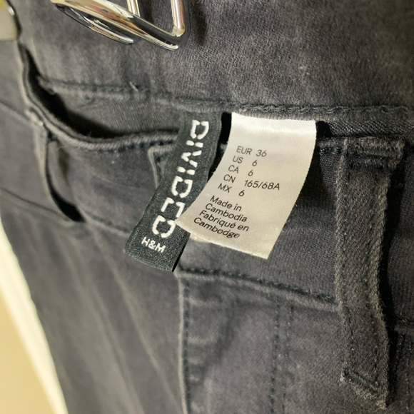 Black denim high waisted jeans - Picture 6 of 9